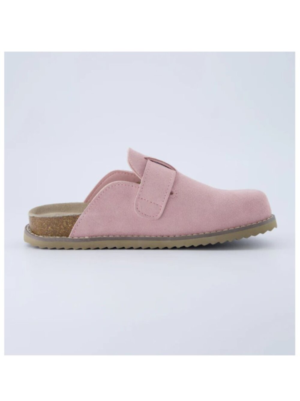 CUSHIONAIRE Suede Blain Slip On Memory Foam Footbed Mules Light Pink - Picture 4 of 10